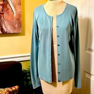Silk cardigan